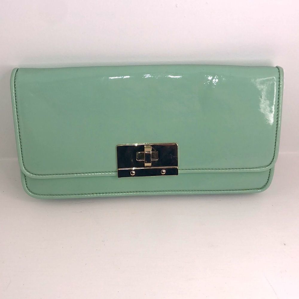 Banana Republic mint purse/clutch  